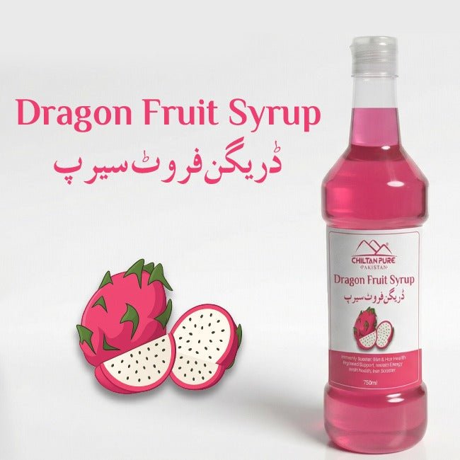 Dragon Fruit Syrup / ڈریگن فروٹ شربت / Dragon Fruit Sharbat - ChiltanPure