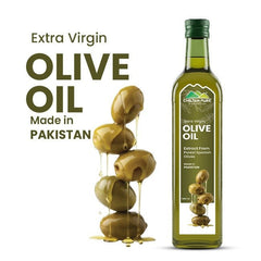 Extra Virgin Olive Oil / ایکسٹرا ورجن زیتون آئل / Glass Bottle 500ml - ChiltanPure