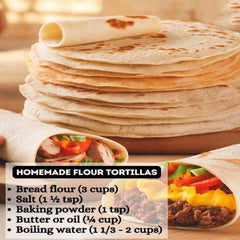 Flour Tortilla Mix / فلور ٹارٹیلا مکس / Gross Weight 500gm± - ChiltanPure