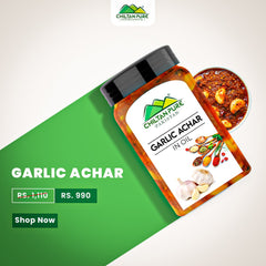 Garlic Achar / Pickle – Thrilling Fusion of Tanginess & Spiciness to Entice Your Taste Buds - ChiltanPure
