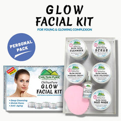 CHILTAN PURE Glow Facial Kit 6-step facial routine