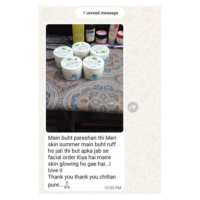 Glow Facial Kit (4x Results) Family Pack – Deep Cleansing, Anti - Aging & Enhances Skin’s Natural Glow,, 5️⃣ ⭐⭐⭐⭐⭐ RATING - ChiltanPure