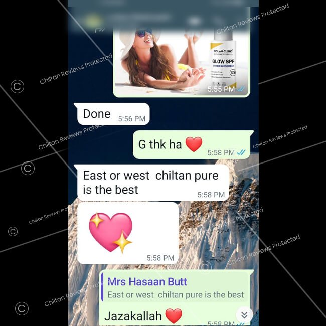 Glow SPF: Tinted Sunscreen Broad Spectrum Sunscreen, SPF 60, Ideal for all Skin Types - ChiltanPure