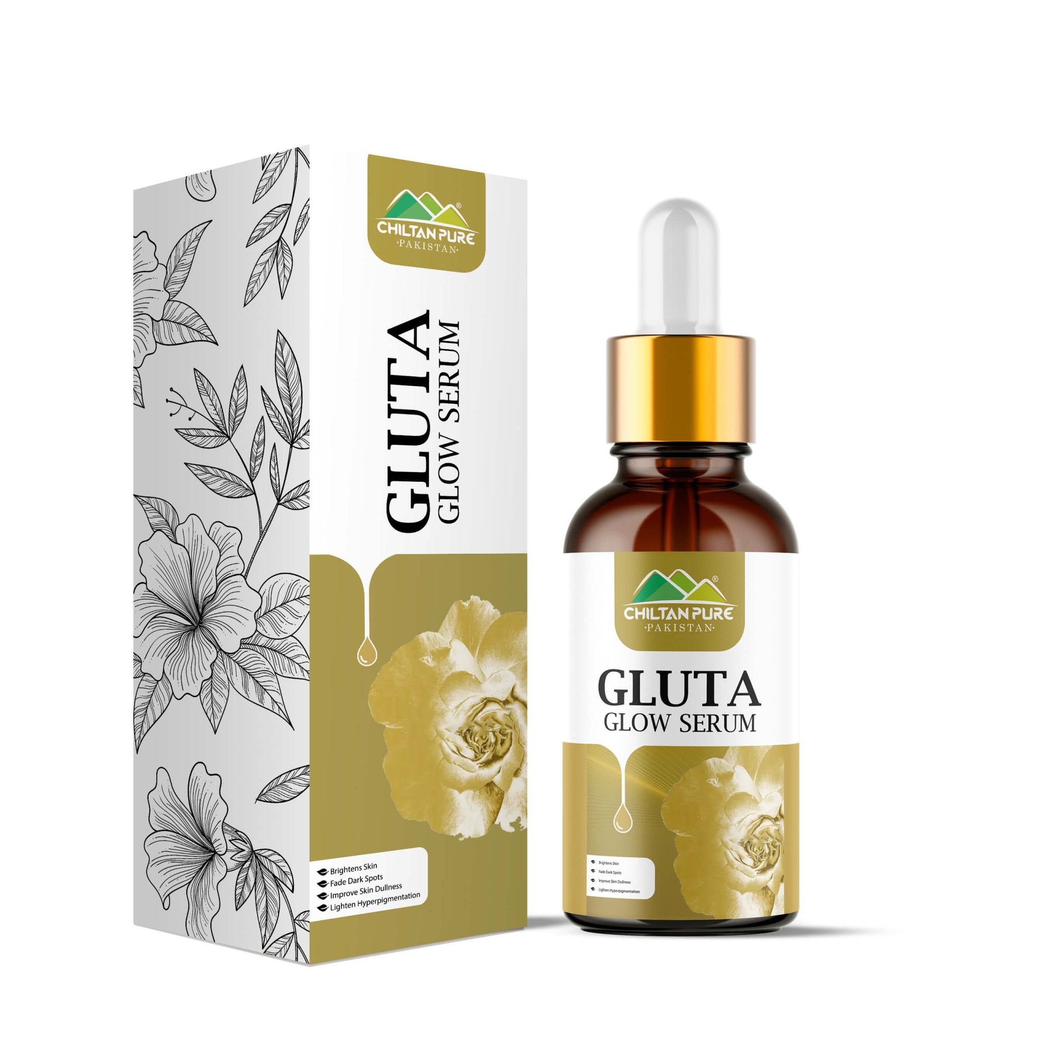 Gluta Glow Serum - Transform Your Dull and Blemished Skin into Glowing and Clear Perfection - ChiltanPure