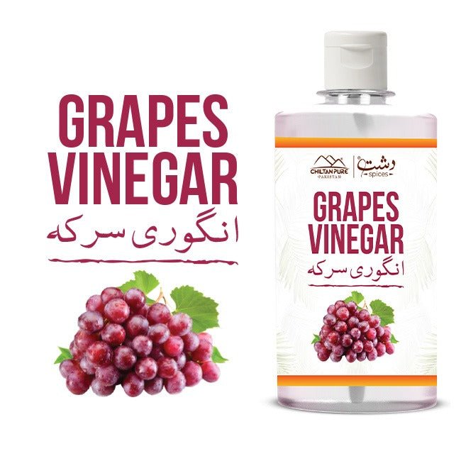 Grapes Vinegar (انگور کا سرکہ ) – Natural Fermented Vinegar for Cooking, Detox & Wellness - ChiltanPure