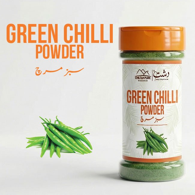 Green Chili Powder - Bold Heat & Natural Taste - ChiltanPure