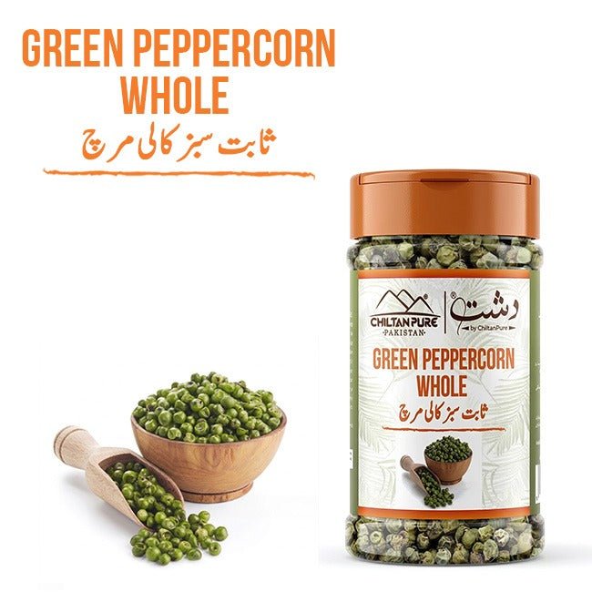 Green Peppercorn Whole / سبز کالی مرچ ثابت / Sabz Kali Mirch Sabit - ChiltanPure