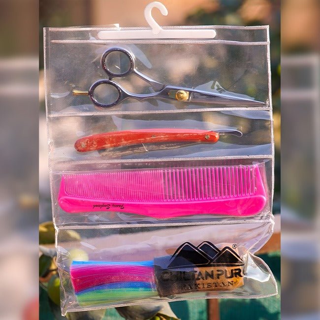 Hair Dresser Tool kit - Professional Tools for Hair & Beard Care - ChiltanPure