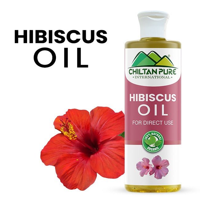 Hibiscus Oil – Natural Skin Cleanser, Tightens Skin Layer, Stimulates Hair Regrowth from Dormant Follicles & Bald Patches 200ml - ChiltanPure