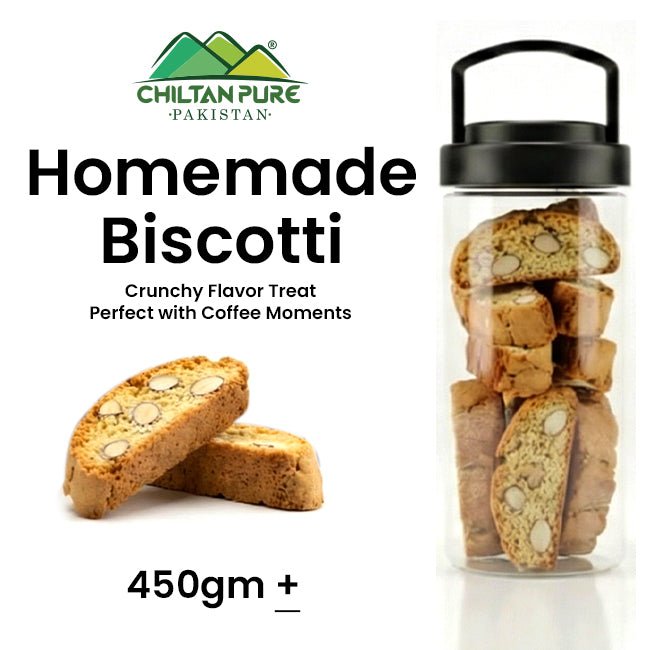 Homemade Biscotti Cookies / Made With Organic Desi Butter, Bakery Biscuit - ChiltanPure