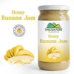 Honey Banana Jam (Made in Honey) / شہد کیلے کا جام / Glass packaging / 630gm - ChiltanPure