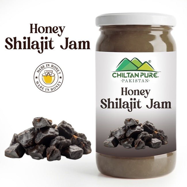 Honey Shilajit Jam (Made in Honey) / شہد شلاجیت جام / Glass packaging / 630gm - ChiltanPure