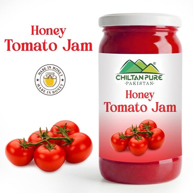 Honey Tomato Jam (Made in Honey) / شہد ٹماٹر جام / Glass packaging / 630gm - ChiltanPure