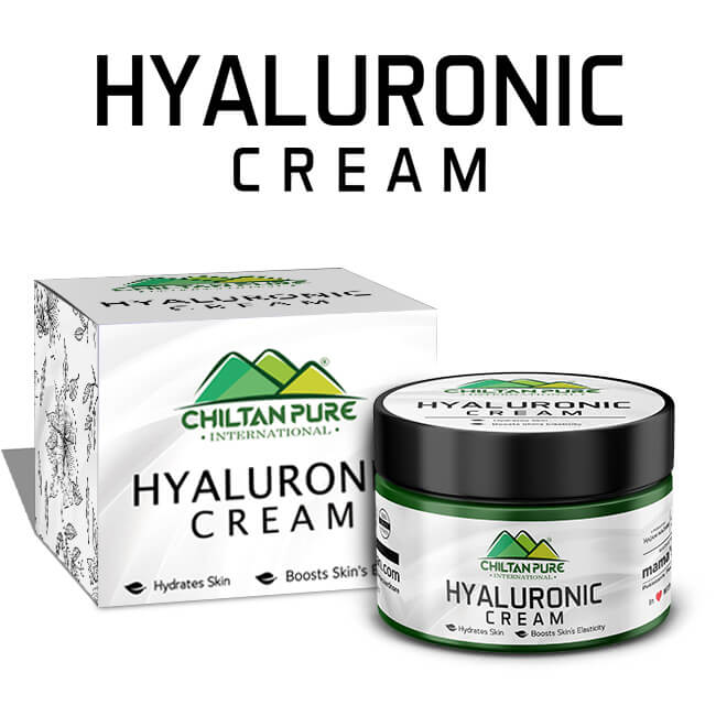 Hyaluronic Cream - Hydrates Skin, Boosts Skin’s Elasticity, Soothes Skin Inflammation, Fade Fine lines & Wrinkles - ChiltanPure