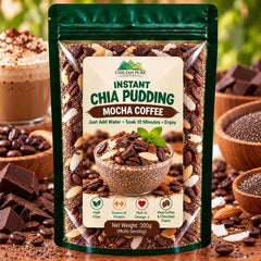Instant Chia Pudding - Mocha Coffee – 200g - ChiltanPure