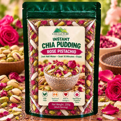 Instant Chia Pudding - Rose Pistachio – 200g - ChiltanPure