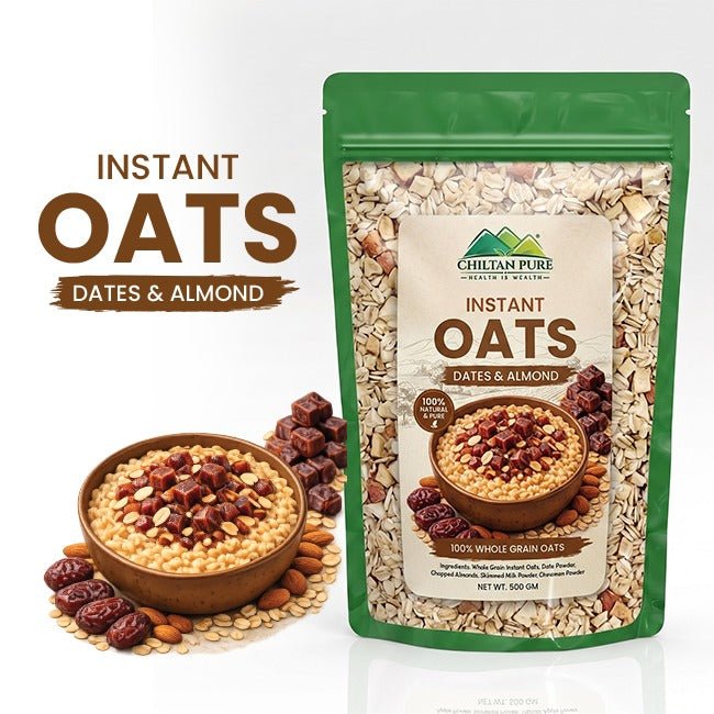 Instant Oats (Dates & Almonds) - ChiltanPure