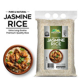 Jasmine Rice / (چمپا چاول) / Extra Long Grain with Natural Fragrant Silky Premium Aromatic Delight 🌾✨1kg - ChiltanPure