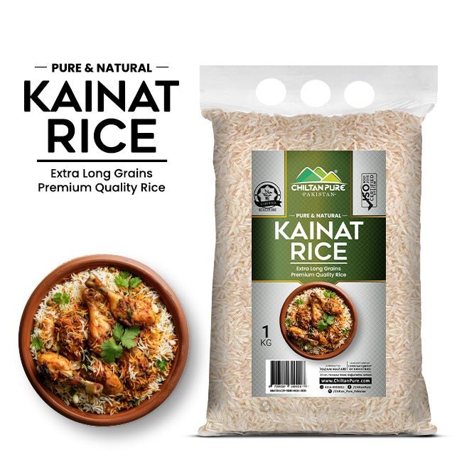 Kainat Rice – Extra Long Grain & Naturally Aromatic - ChiltanPure