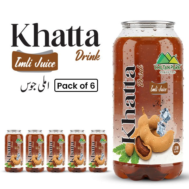 Khatta Imli Drink – Refreshing Tamarind Juice with Tangy Flavor ( Pack Of 6) - ChiltanPure