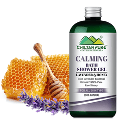 Lavender Honey Bath & Shower Gel 🍯 Remove Body Acne & Scars - ChiltanPure