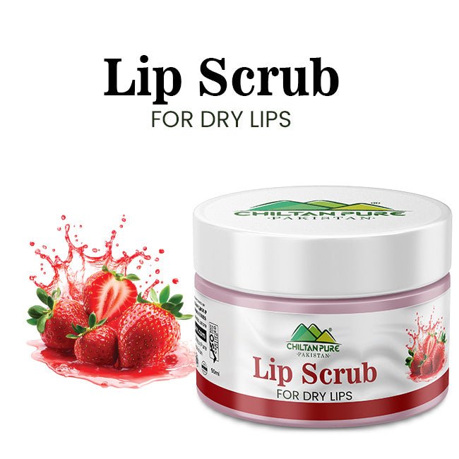 Lip Scrub For Dry Lips – Natural exfoliator that removes dead skin - ChiltanPure