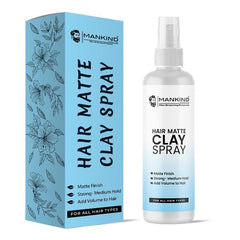 Matte Clay Spray – Matte Finish, Oil Control, Strong Medium Hold & Add Volume to Hair - ChiltanPure
