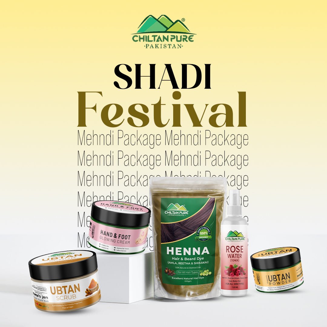 Mehndi Package - Begin Your New Life with the Perfect Glow - ChiltanPure