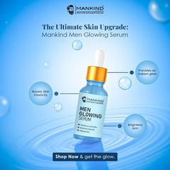 Men Glowing Serum – Brightens Complexion, Boosts Skin’s Elasticity, Provides an Irresistible Glow to Skin 30ml - ChiltanPure