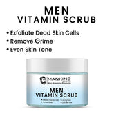 Men Vitamin Scrub – Exfoliates Dead Skin Cells, Remove Grime, Unclog Pores & Promotes Better Shave 100ml - ChiltanPure