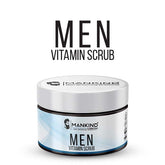 Men Vitamin Scrub – Exfoliates Dead Skin Cells, Remove Grime, Unclog Pores & Promotes Better Shave 100ml - ChiltanPure