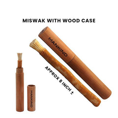 CHILTAN PURE Miswak With Wood Case – مسواک approximately 8 inch natural oral care