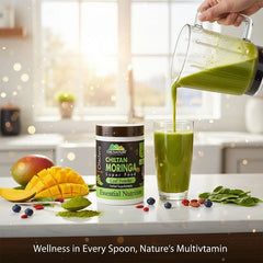 Moringa Powder - Wellness in Every Spoon , Nature's Multivitamin (small) - ChiltanPure