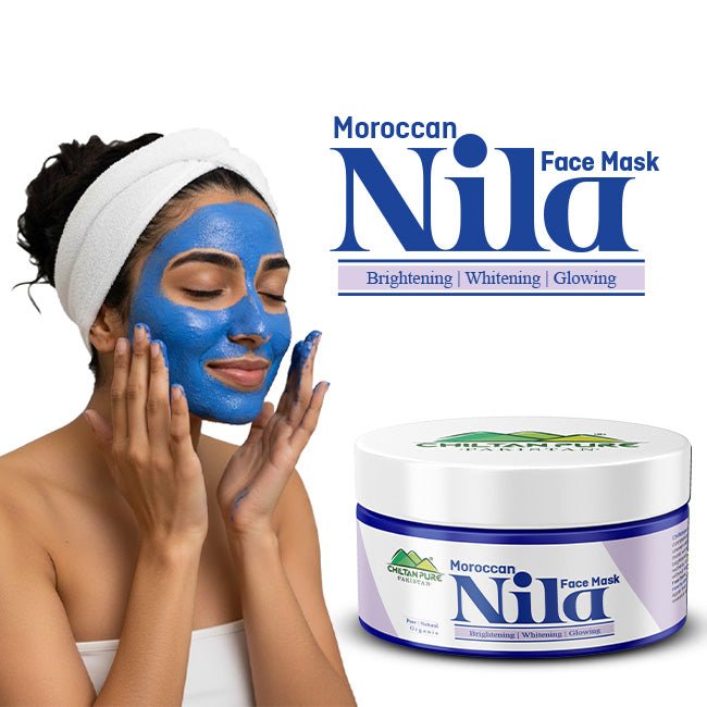 Moroccan Nila Face Mask / موروکن نیلا فیس ماسک / Gross Weight 100ml - ChiltanPure