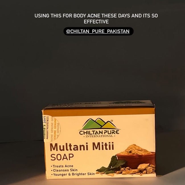 Multani Mitti Soap - Improve complexion, Oil Absorption, Improves Skin Tone - ChiltanPure