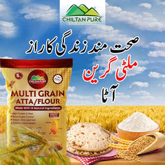 Multi Grain Atta / Flour - Made with 14 Natural Ingredients - ChiltanPure