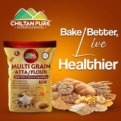 Multi Grain Atta / Flour - Made with 14 Natural Ingredients - ChiltanPure