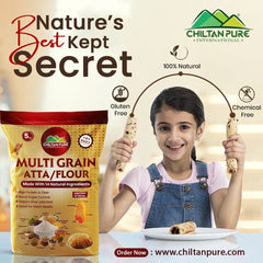 Multi Grain Atta / Flour - Made with 14 Natural Ingredients - ChiltanPure