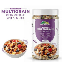 Multigrain Porridge With Nuts / ملٹی گرین دلیہ میوہ جات کے ساتھ / Multigrain Daliya With Nuts / Weight 500gm± - ChiltanPure