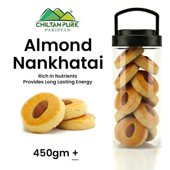 Nankhatai / Almond Nankhatai Biscuit Cookies / Made With Organic Desi Butter, Bakery Biscuit - ChiltanPure
