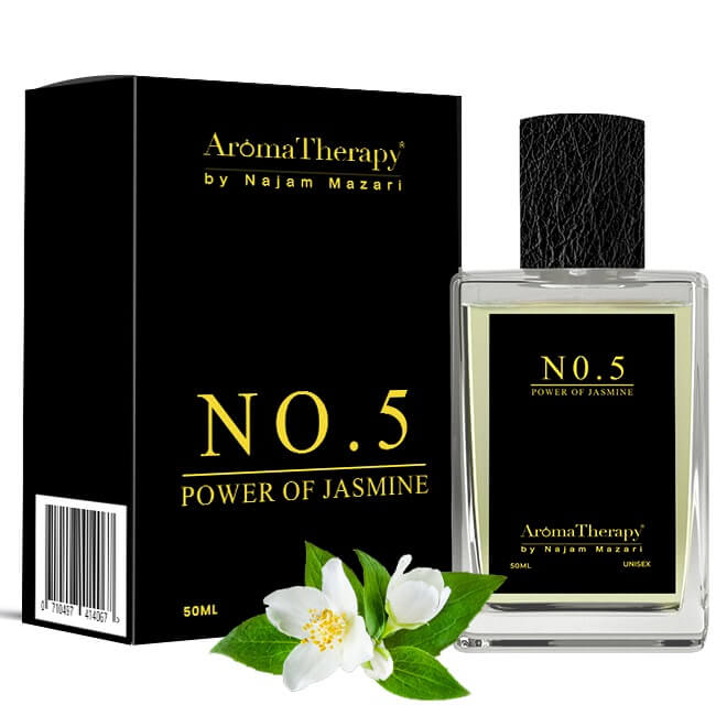 No. 5 Natural Jasmine Infused Perfume - for a Luxurious Escape into Floral Serenity - ChiltanPure