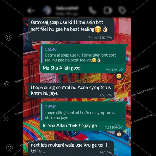 OATMEAL Soap – Absorbs Sebums or Oil & Help Reduce Acne Symptom - ChiltanPure