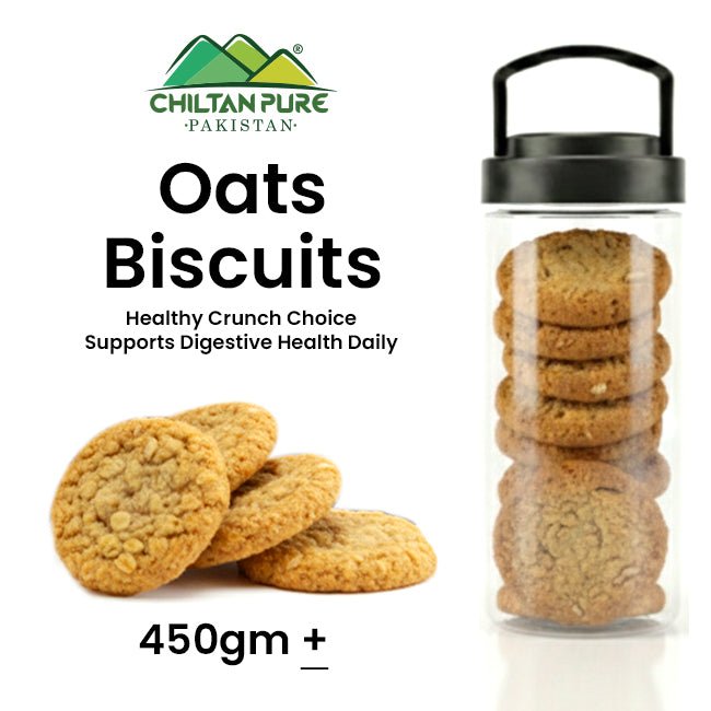 Oats Biscuit Cookies / Made With Organic Desi Butter, Bakery Biscuit. - ChiltanPure