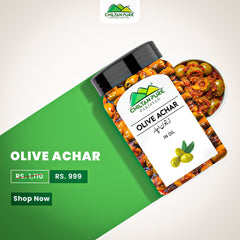 Olive Achar (زیتون کا اچار) – Fresh & Natural Olive Achar with Rich Spices - ChiltanPure