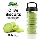 Olive Biscuit Cookies / Made With Organic Desi Butter, Bakery Biscuit - ChiltanPure
