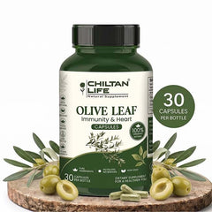 Olive Leaf Capsule 100% Natural Olive Leaf Tablets 30 Per Bottle 500mg - ChiltanPure
