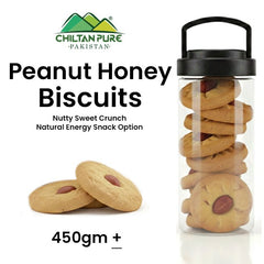 Peanut Honey Biscuit Cookies / Made With Organic Desi Butter, Bakery Biscuit - ChiltanPure