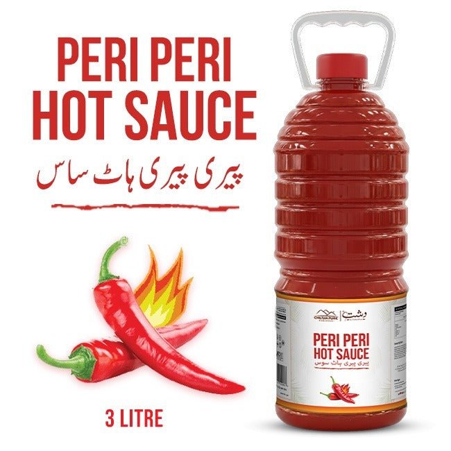 Peri Peri Hot Sauce 3 Liter Bulk For HORECA Family, Hotels, Restaurants, Catering ,Cafes. - ChiltanPure