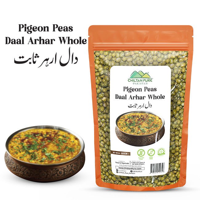 Pigeon peas / دال ارہر ثابت / Dal Arhar Whole / 800g - ChiltanPure