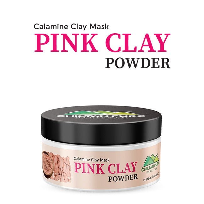 Pink Clay Powder / پنک مٹی پاؤڈر / Gross Weight 250gm - ChiltanPure